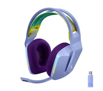 Słuchawki bezprzewodowe z mikrofonem Logitech G733 Lightspeed Nauszne Fioletowy