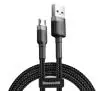 Kabel Baseus Micro USB Cafule 2A 3m Czarno-Szary