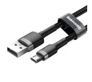 Baseus Micro USB Cafule 2A 3m Czarno-Szary