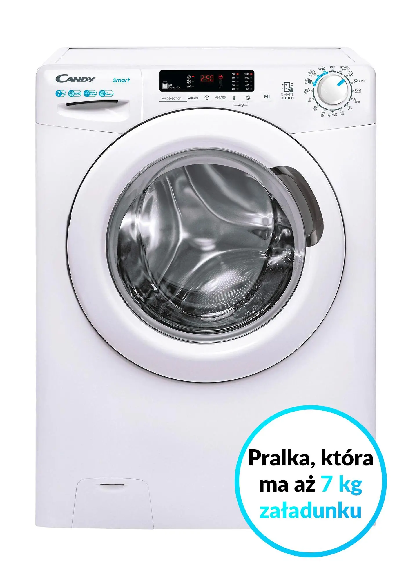 Pralka Candy Smart CS 1272DE/1-S Slim 7kg 1200obr/min