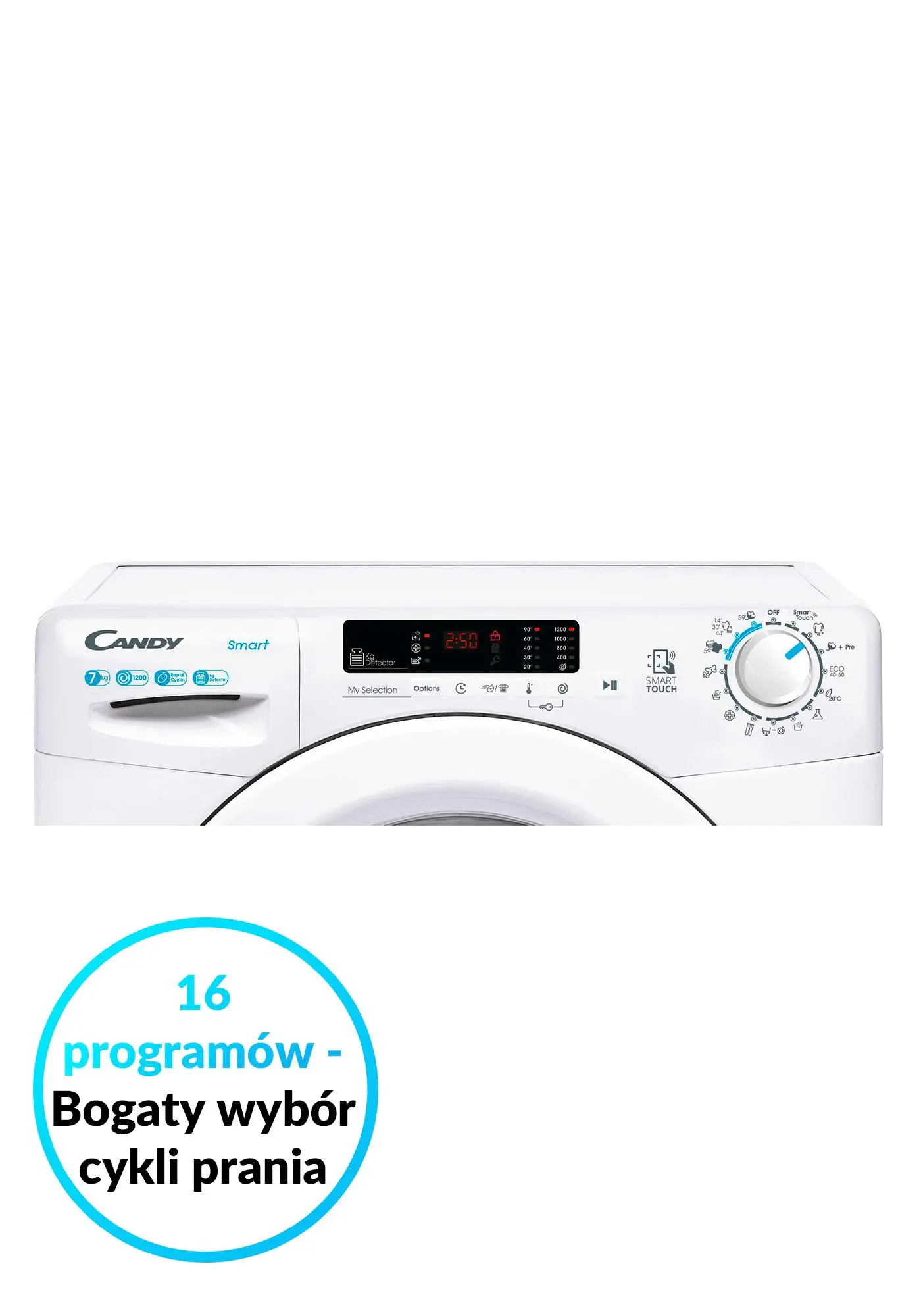Pralka Candy Smart CS 1272DE/1-S Slim 7kg 1200obr/min