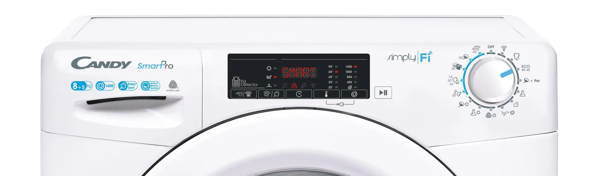 Pralko-suszarka Candy SmartPro CSOW 4855TWE/1-S 53cm 8kg/5kg