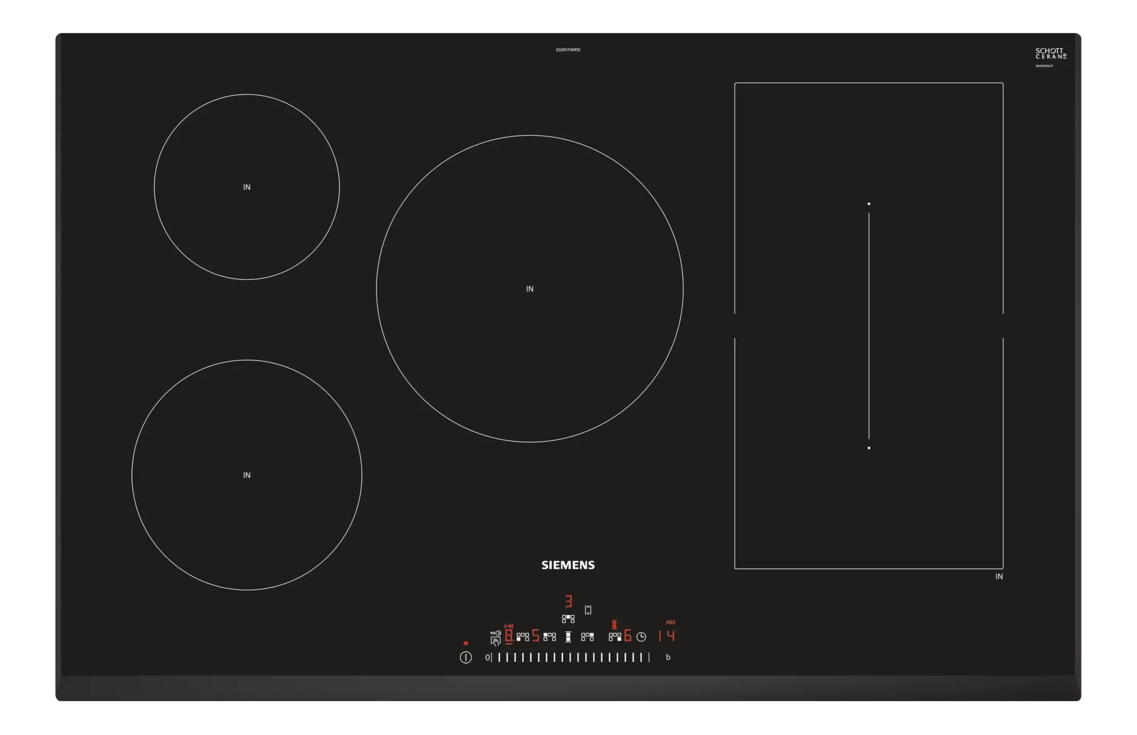 Płyta indukcyjna Siemens iQ500 ED851FWB5E 80,2cm