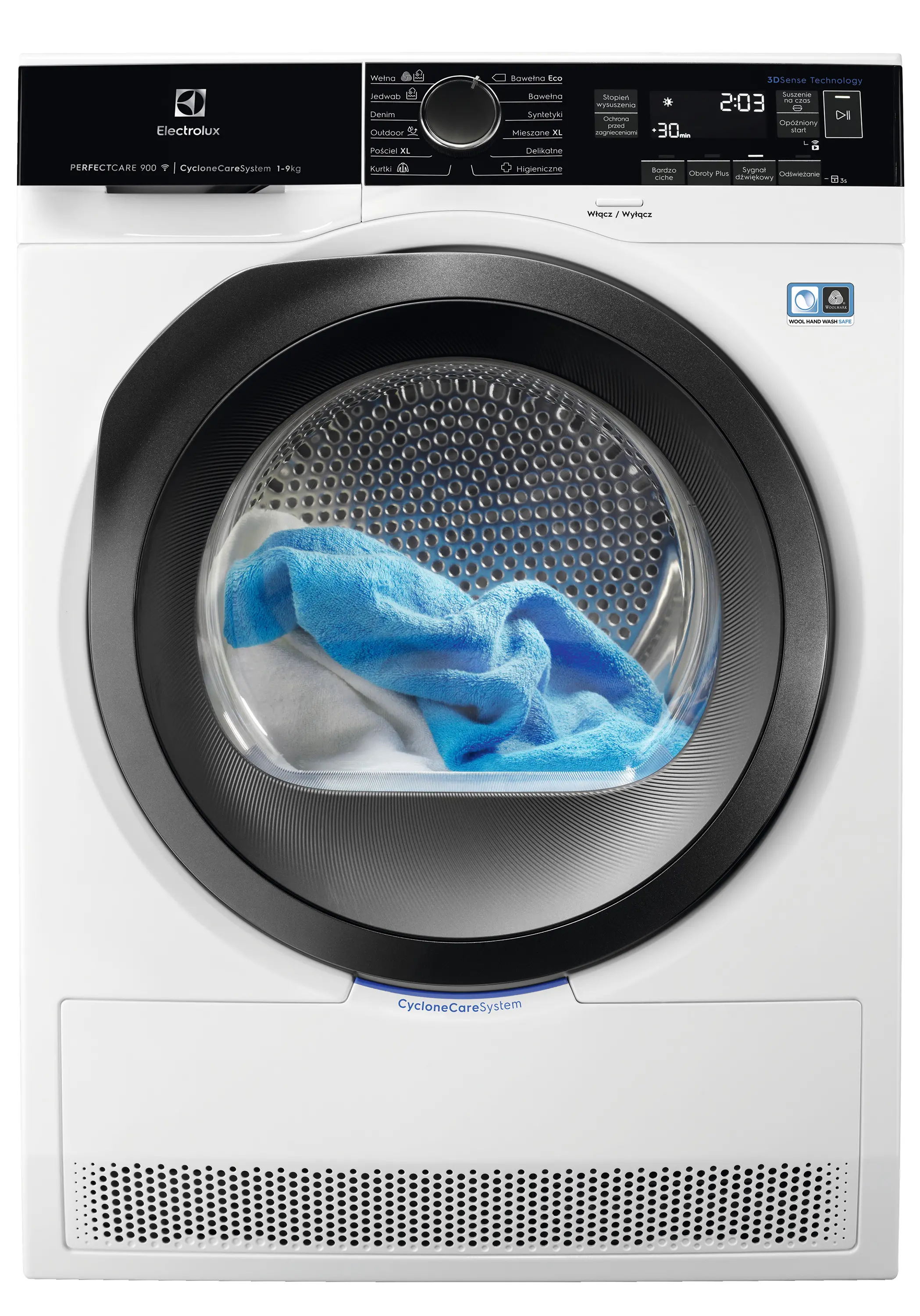 Suszarka Electrolux 900 PerfectCare EW9H189BP 63,8cm 9kg Zdalne sterowanie