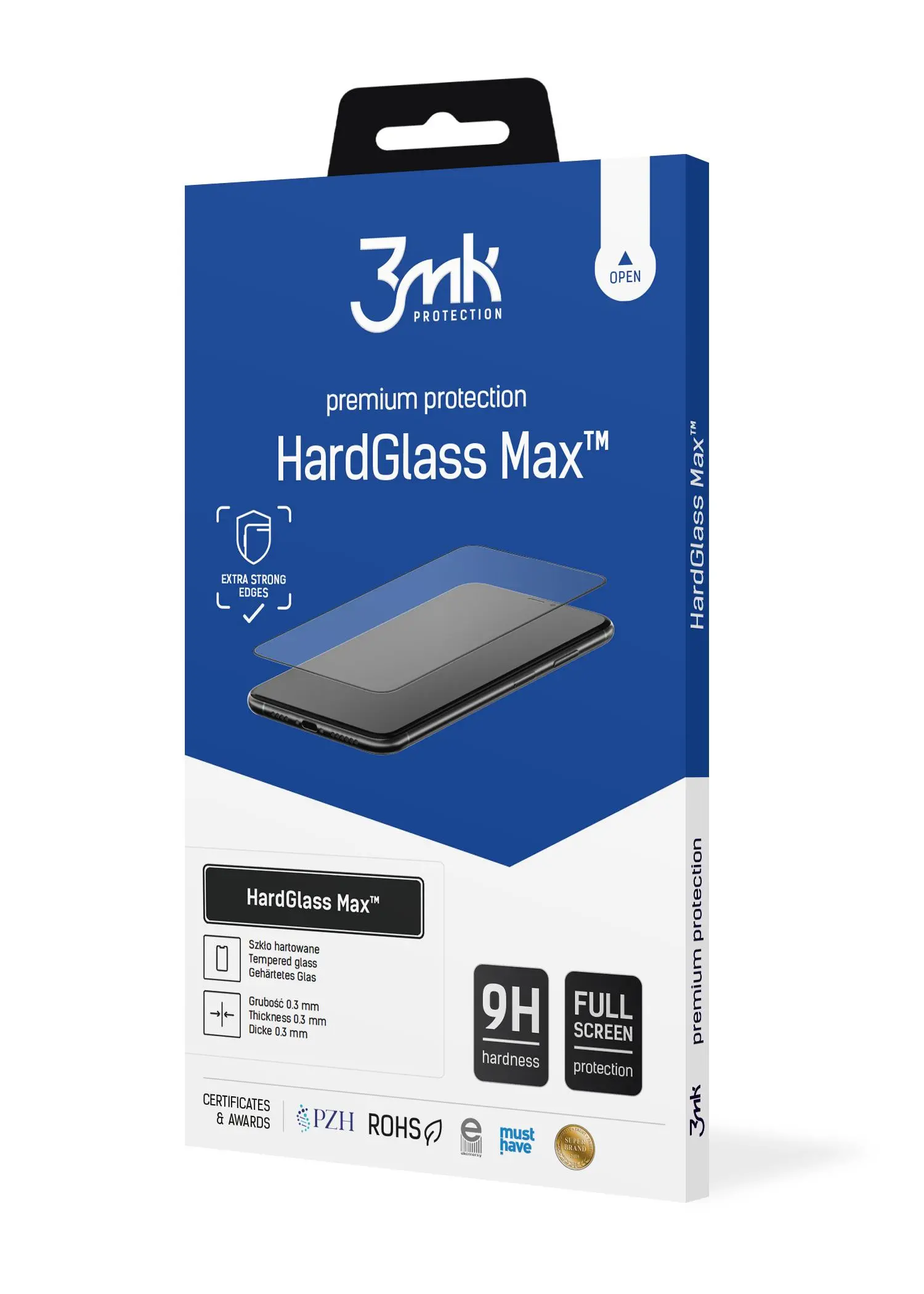 Szkło hartowane 3mk HardGlass Max do iPhone 12 Pro Max