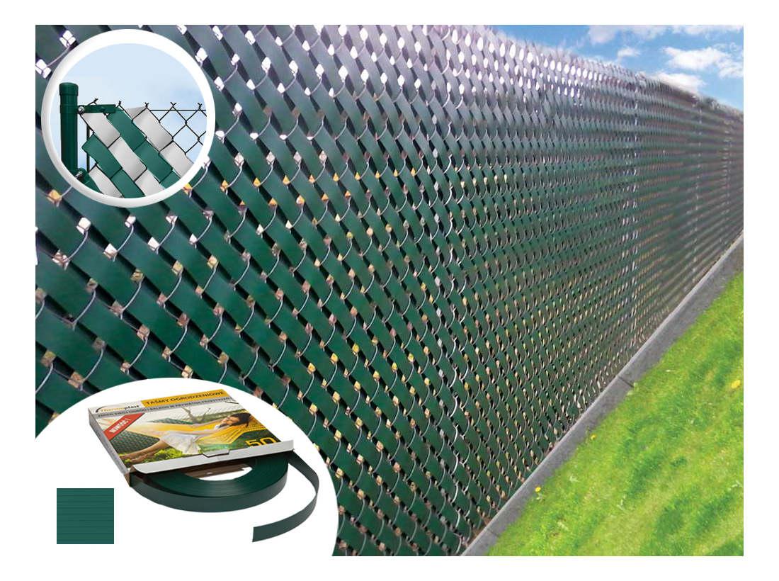 Thermoplast T685-520 - 47 mm (zielony), Taśma ogrodzeniowa - cena