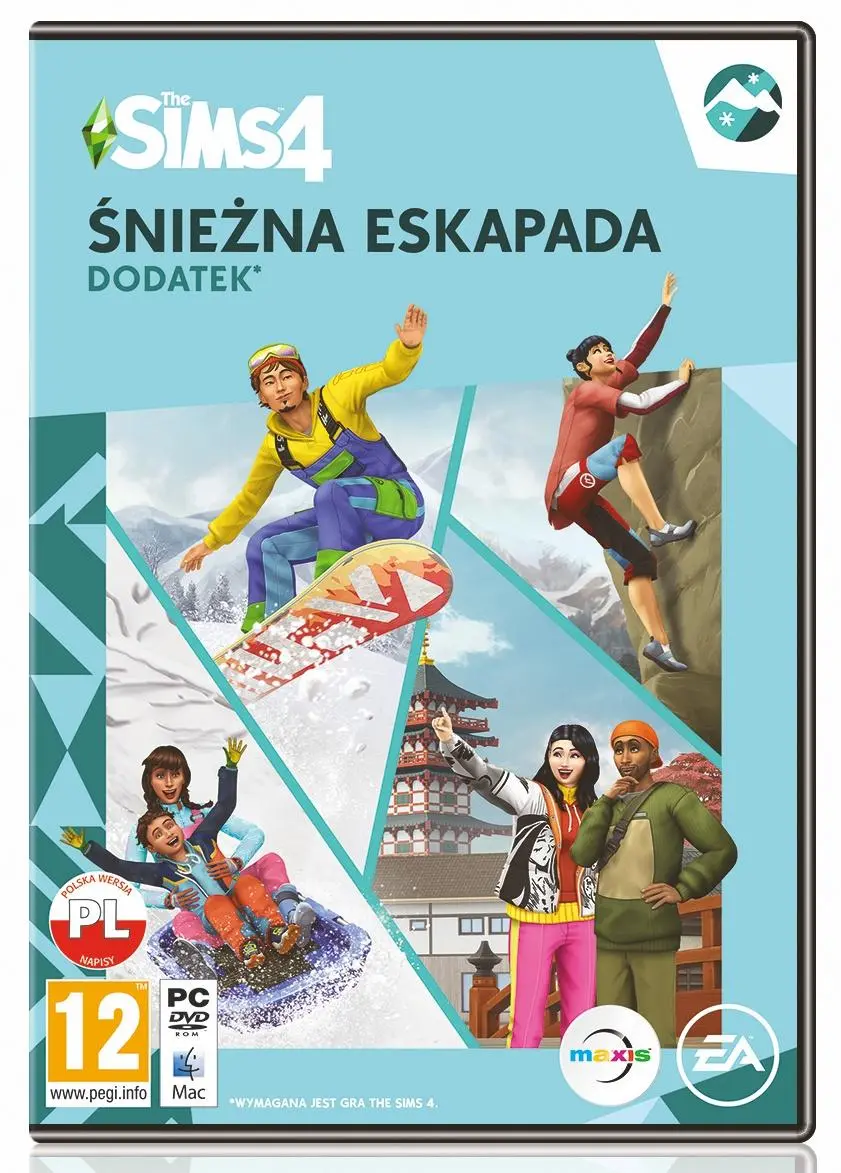 The Sims 4: Śnieżna Eskapada Dodatek do gry na PC + mysz Logitech G305 (biały)