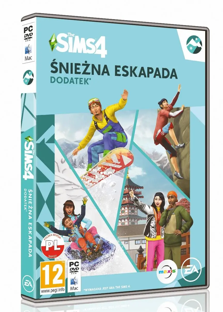 The Sims 4: Śnieżna Eskapada Dodatek do gry na PC + mysz Logitech G305 (biały)