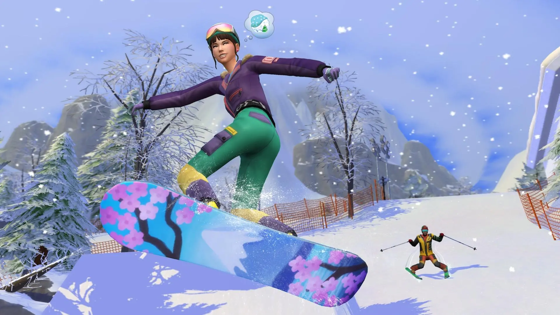 The Sims 4: Śnieżna Eskapada Dodatek do gry na PC + mysz Logitech G305 (biały)