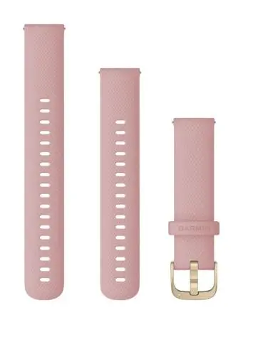 Pasek Garmin vivoactive 4s Dust Rose Light Gold 18mm Różowy