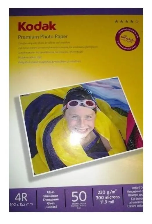 Papier do drukarek Kodak Papier foto premium 4R 230g 50 Arkuszy