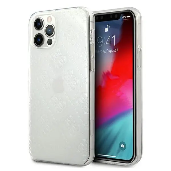 Etui Guess 4G 3D Pattern GUHCP12M3D4GTR do iPhone 12/12 Pro