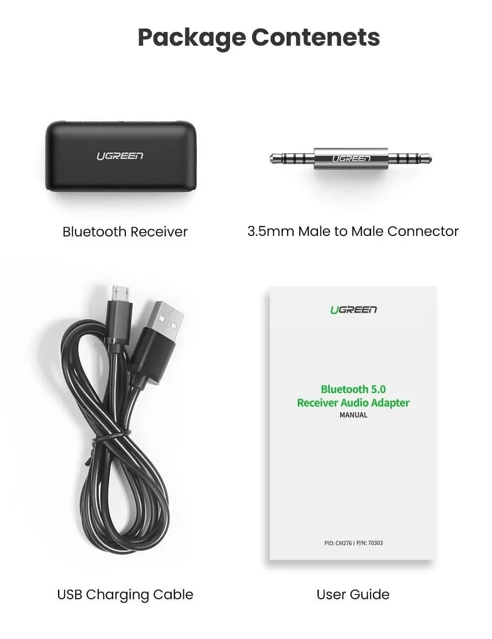 Adapter Bluetooth UGREEN CM276