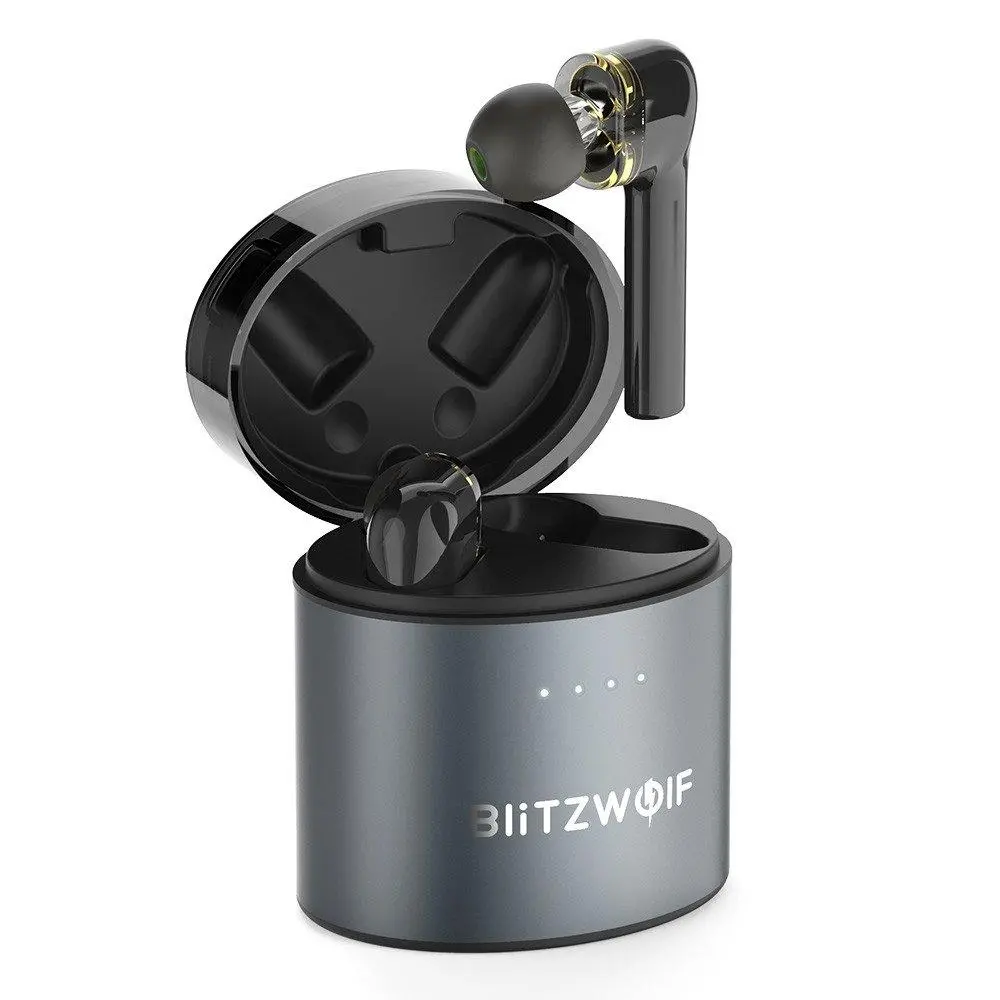 Słuchawki bezprzewodowe BlitzWolf BW-FYE8 Dokanałowe Bluetooth 5.0 Czarny