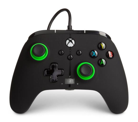 gamepad PowerA przewodowy Xbox Series / Xbox One Enhanced Green Hint