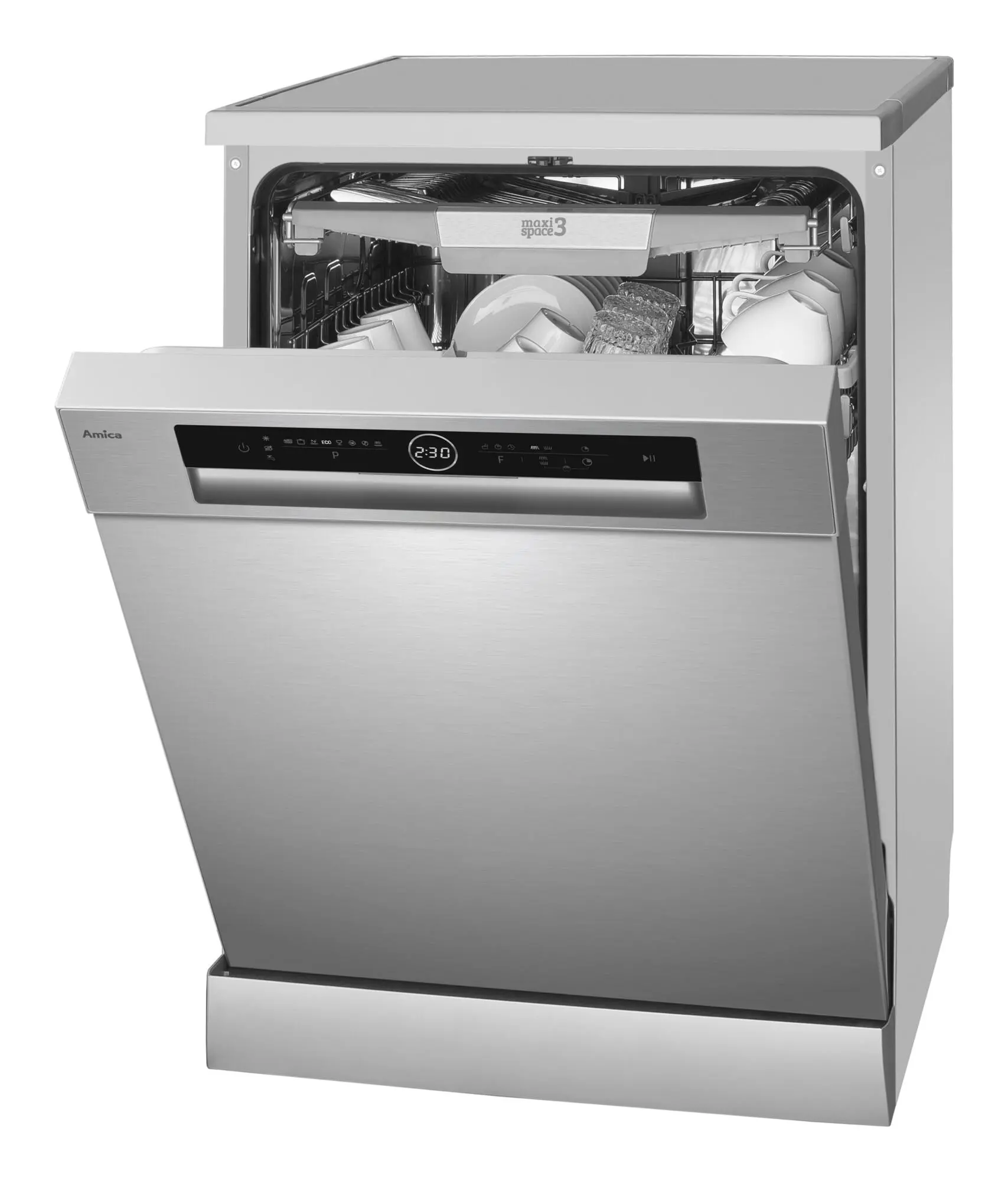 Zmywarka Amica DFM66C9EOiID 59,8cm Automatyczne otwieranie drzwi Szuflada na sztućce