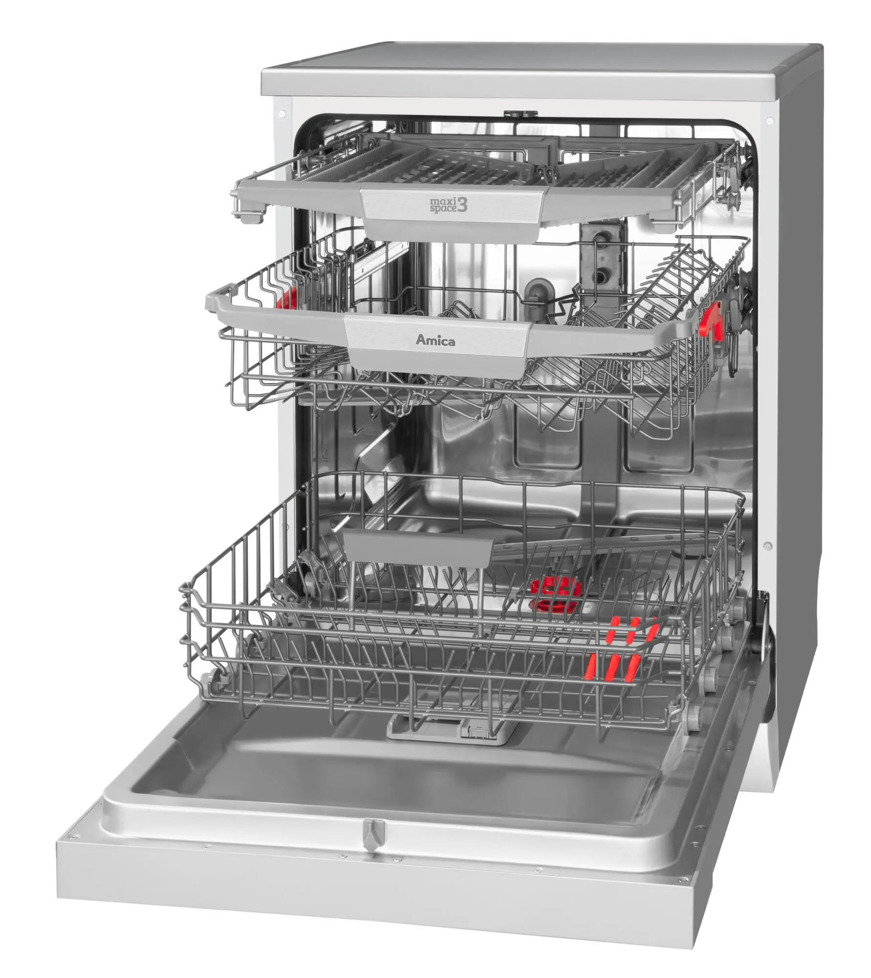 Zmywarka Amica DFM66C9EOiID 59,8cm Automatyczne otwieranie drzwi Szuflada na sztućce