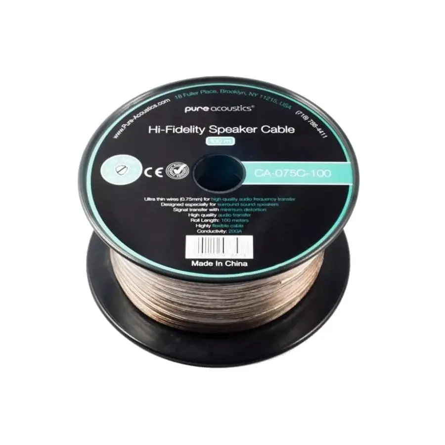 Kabel głośnikowy Pure Acoustics CA-075C 2x0,75mm 10m