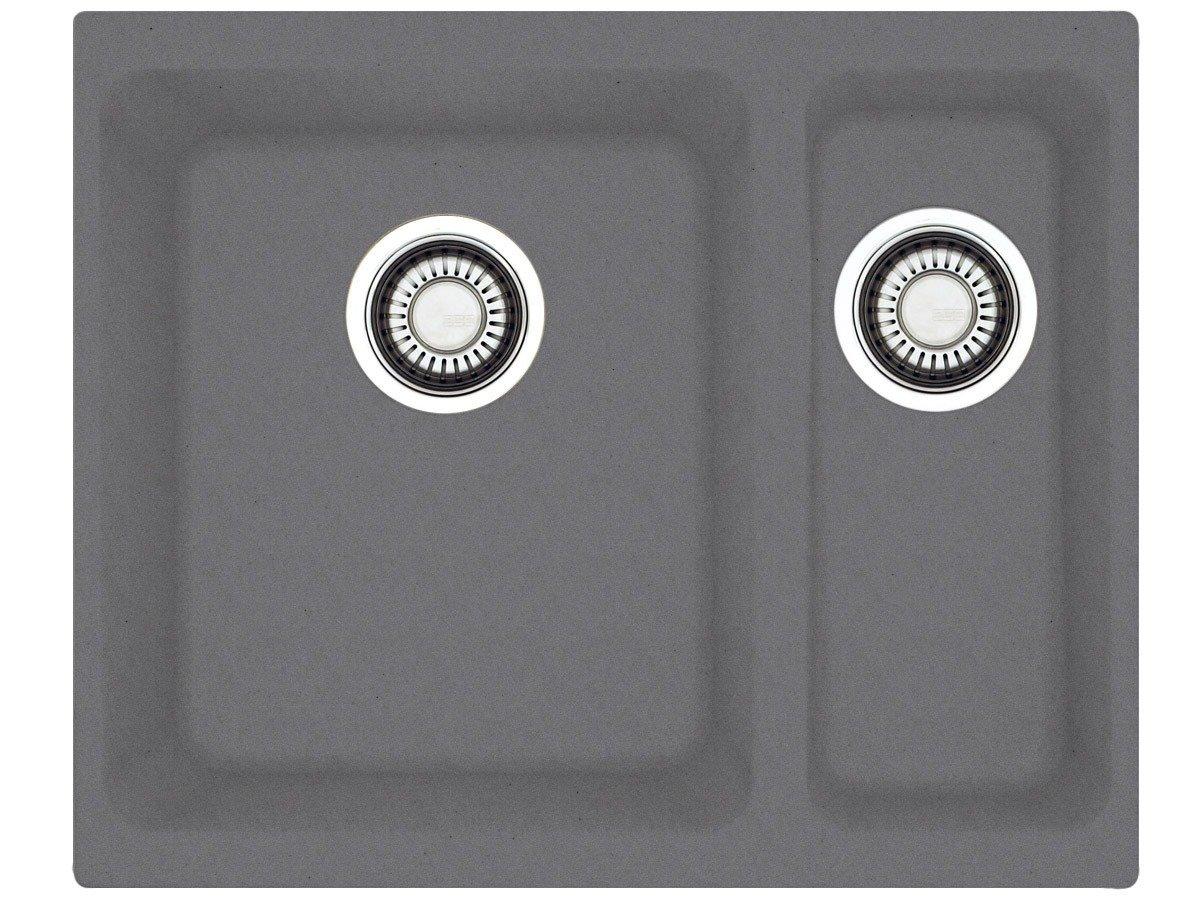 Zlewozmywak Franke Kubus 160 - kamienny szary - granitowy - do podbudowy