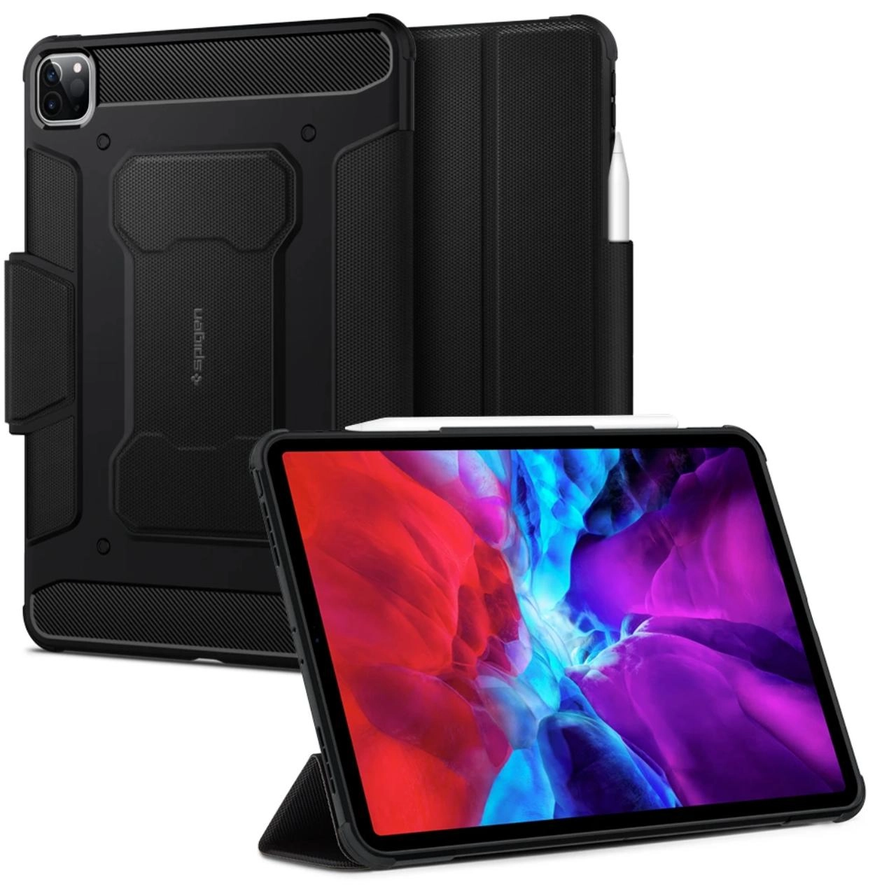 Etui na tablet Spigen Rugged Armor Pro iPad Pro 11 2020/2018 (czarny)