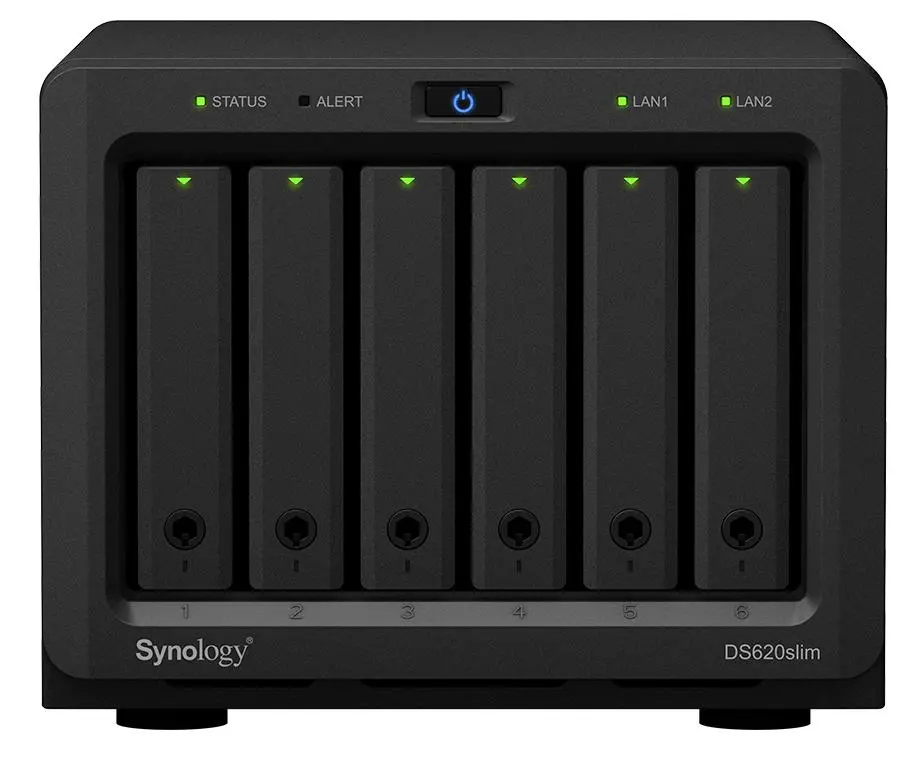 Dysk sieciowy Synology DS620slim Czarny