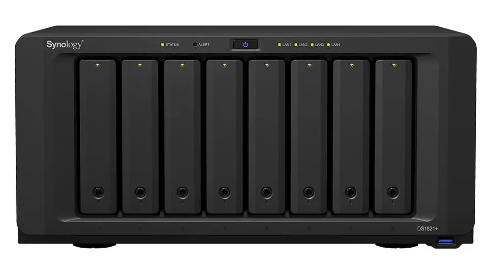 Dysk sieciowy Synology DS1821+ Czarny