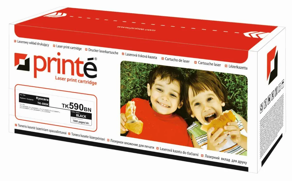 Toner Printe TK590BN (zamiennik TK-590K) Czarny