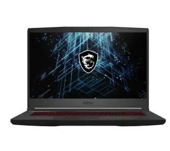 Laptop gamingowy MSI GF65 Thin 10UE-054PL 15,6"144Hz  i5-10200H 8GB RAM  512GB Dysk SSD  RTX3060  Win10 Czarny