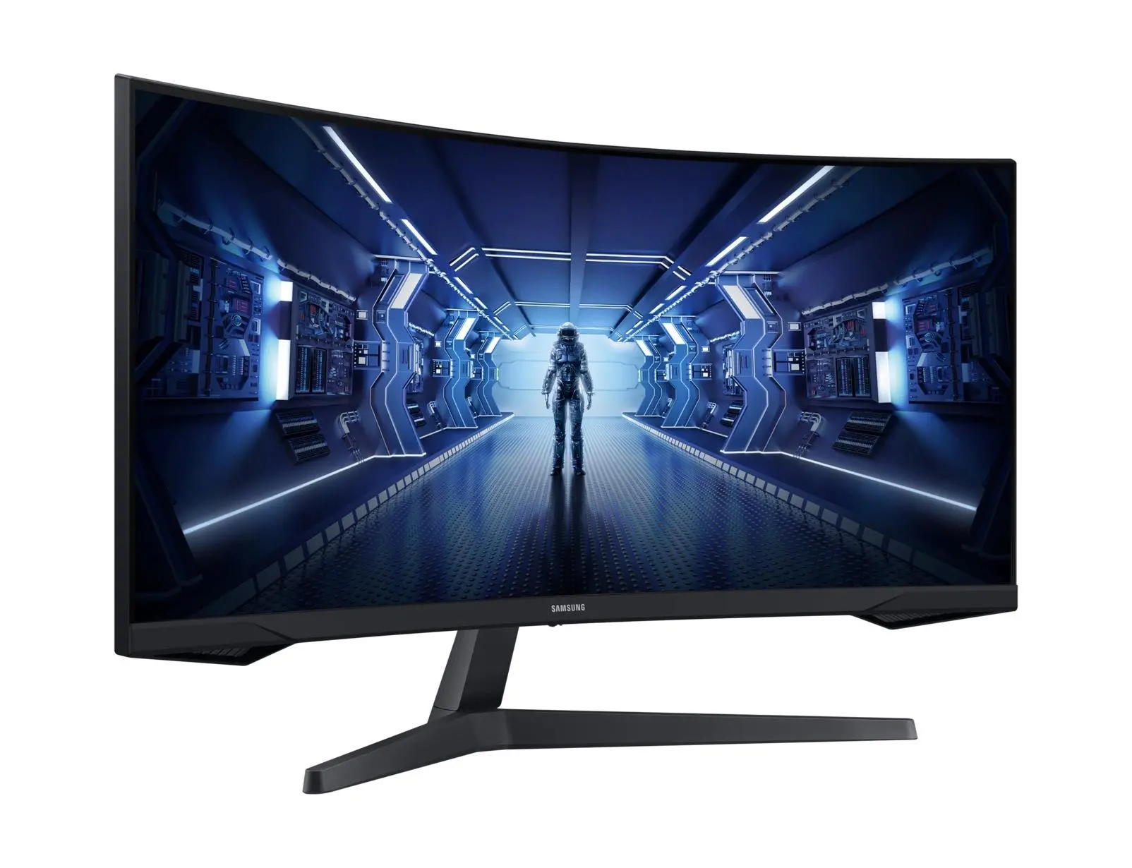 Monitor Samsung Odyssey G5 C34G55TWWR  34" UWQHD VA 165Hz 1ms Zakrzywiony Gamingowy