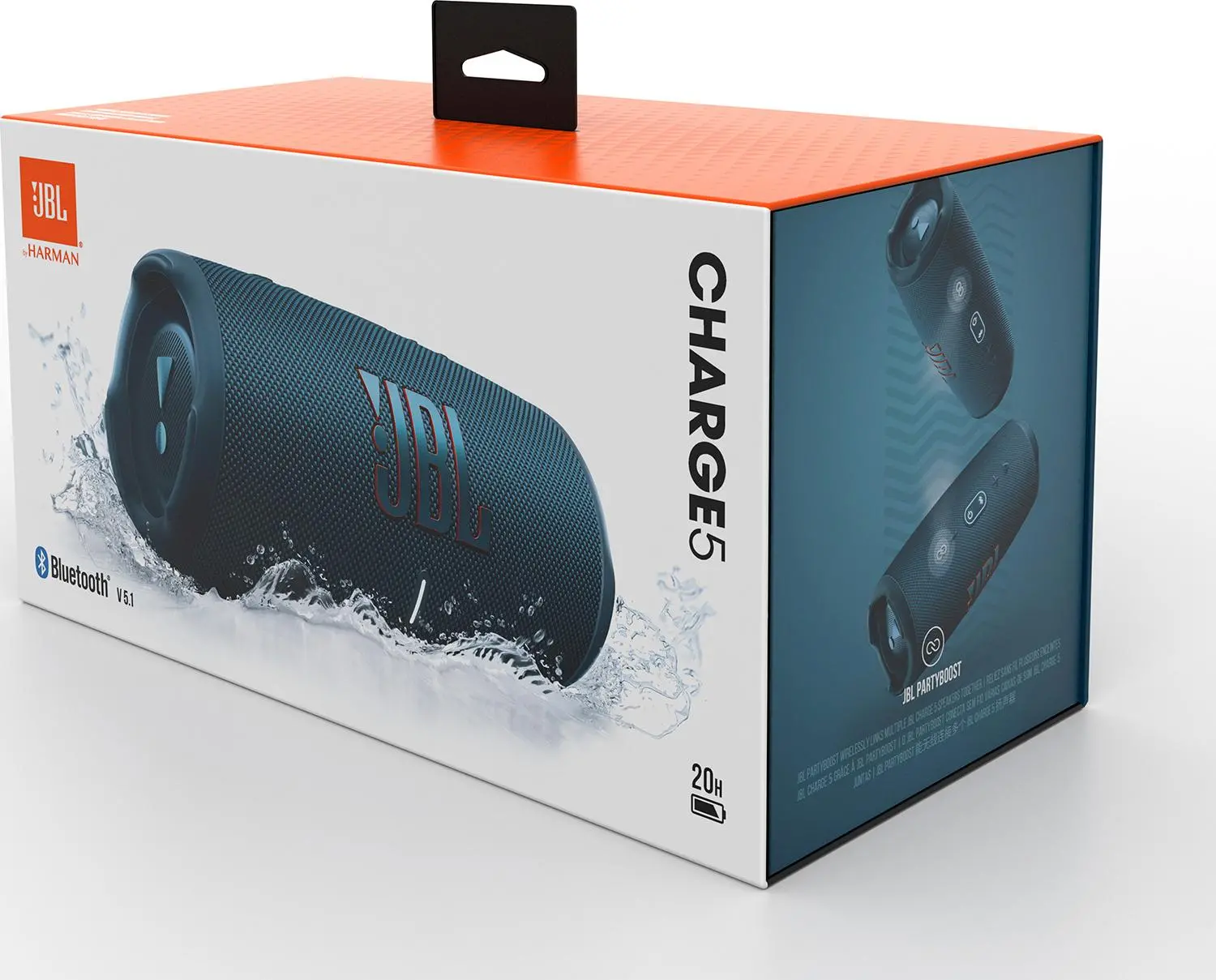 Głośnik Bluetooth JBL Charge 5 40W Niebieski