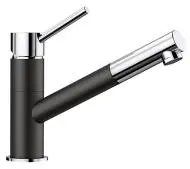 Blanco Kano-S 526174 Chrom/Czarny Wygląd silgranitu