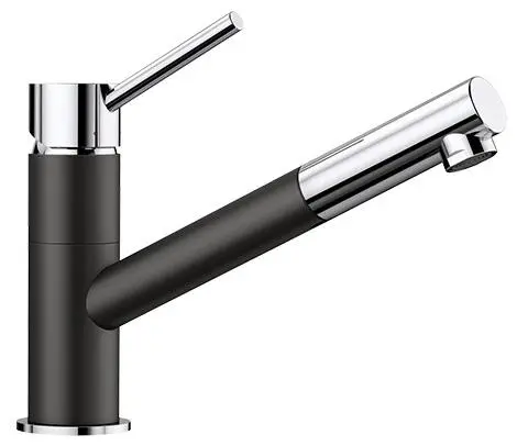 Blanco Kano-S 526174 Chrom/Czarny Wygląd silgranitu