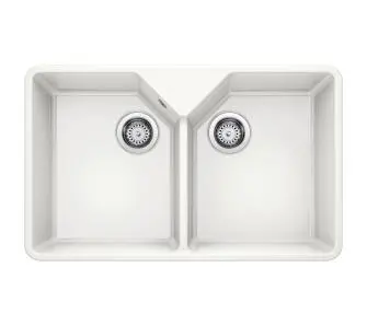 Zlewozmywak Blanco VILLAE Farmhouse 8 525164 Ceramiczny Biały połysk