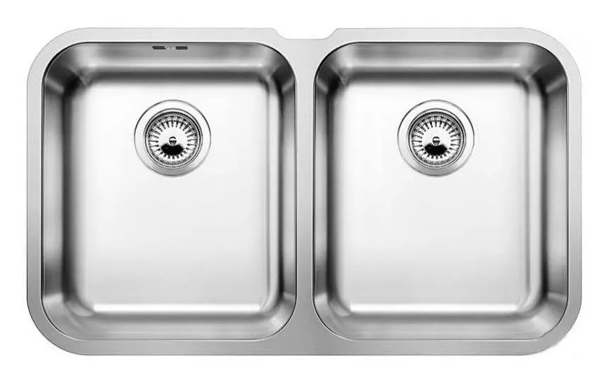 Zlewozmywak Blanco SUPRA 340/340-U 519716 Stalowy Srebrny