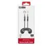 Kabel  audio SBS TECABLE35SPIRDG 1,3m Srebrny
