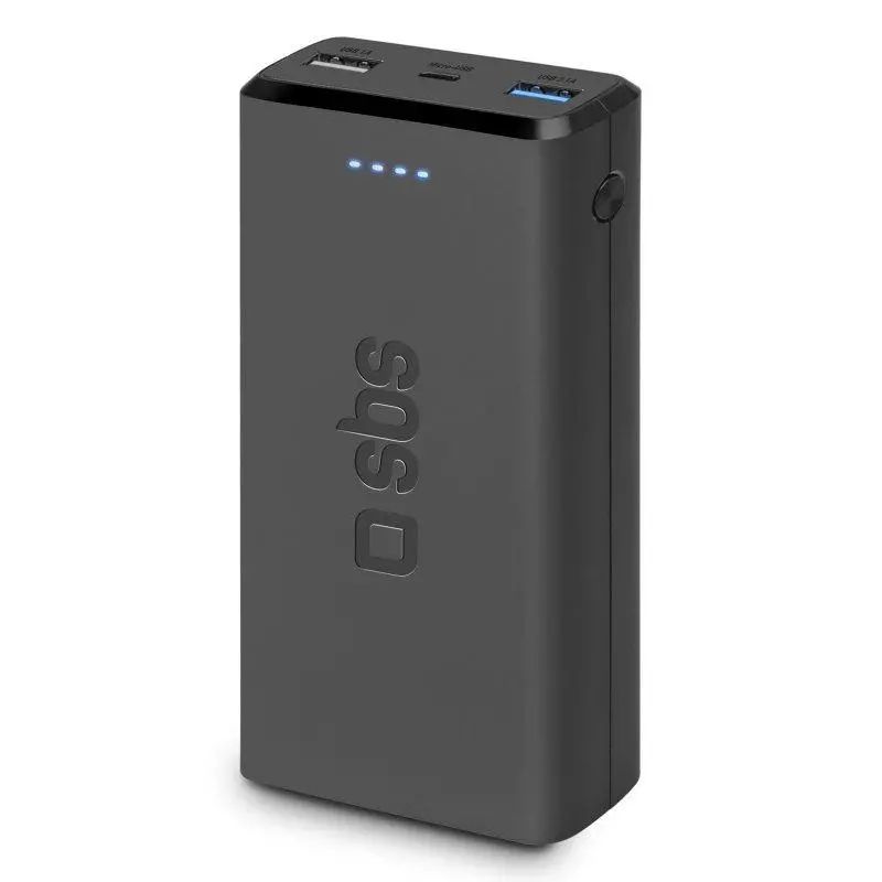 Powerbank SBS TTBB20000FASTK 20000mAh USB-C + micro USB 10W Czarny