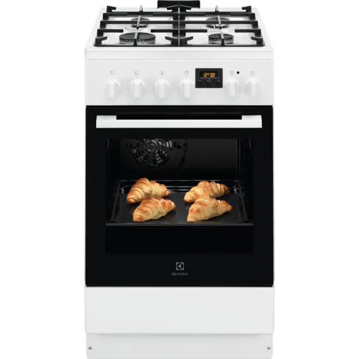 Kuchnia gazowo-elektryczna Electrolux 500 LKK540200W Termoobieg