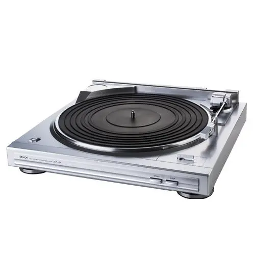 Gramofon Denon DP-29F Automatyczny Napęd paskowy Przedwzmacniacz Srebrny