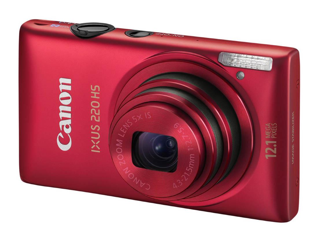 Canon IXUS 220 HS (czerwony)