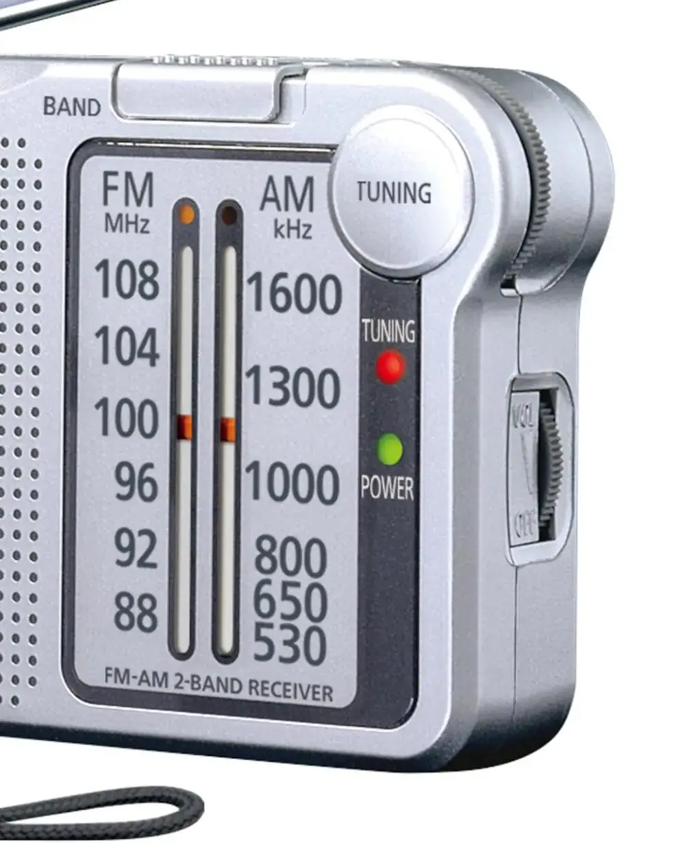 Radioodbiornik Panasonic RF-P150D Radio FM Srebrny