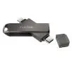 PenDrive SanDisk iXpand Luxe 256GB USB Typ C / Lightning Srebrno-czarny