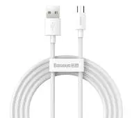 Baseus microUSB do USB Simple Wisdom, 2,1A 1,5m Biały 2szt-Zdjęcie-0
