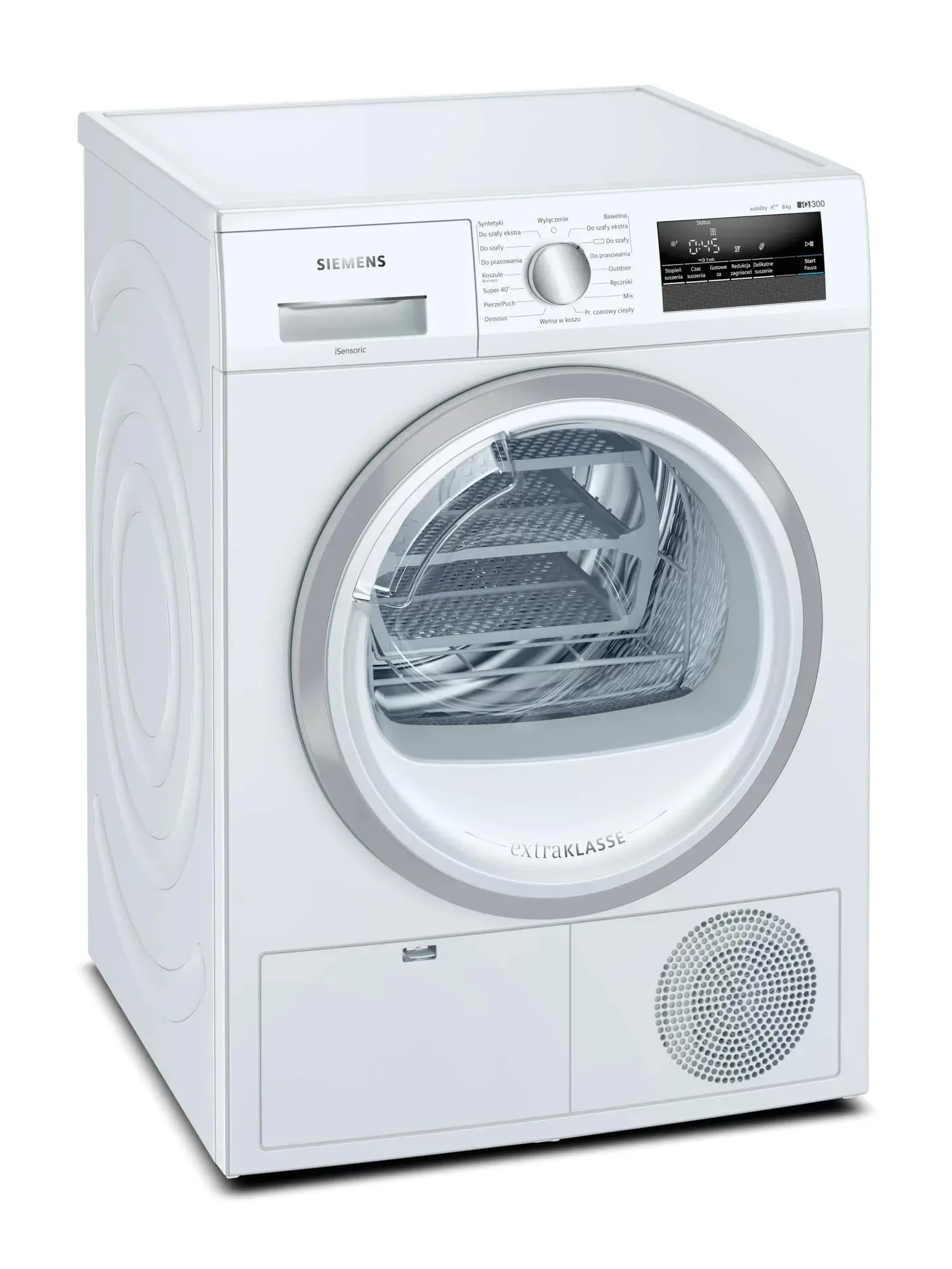 Suszarka Siemens iQ300 WT45HV0EPL 59,9cm 8kg