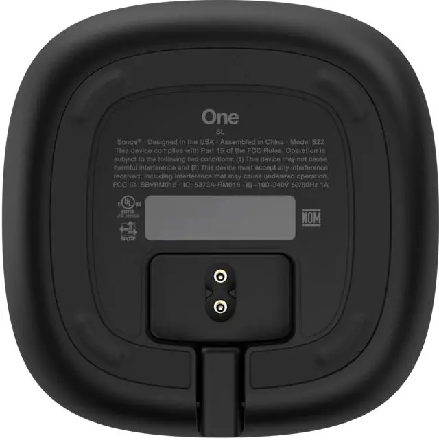 Głośnik multiroom Sonos One SL Czarny