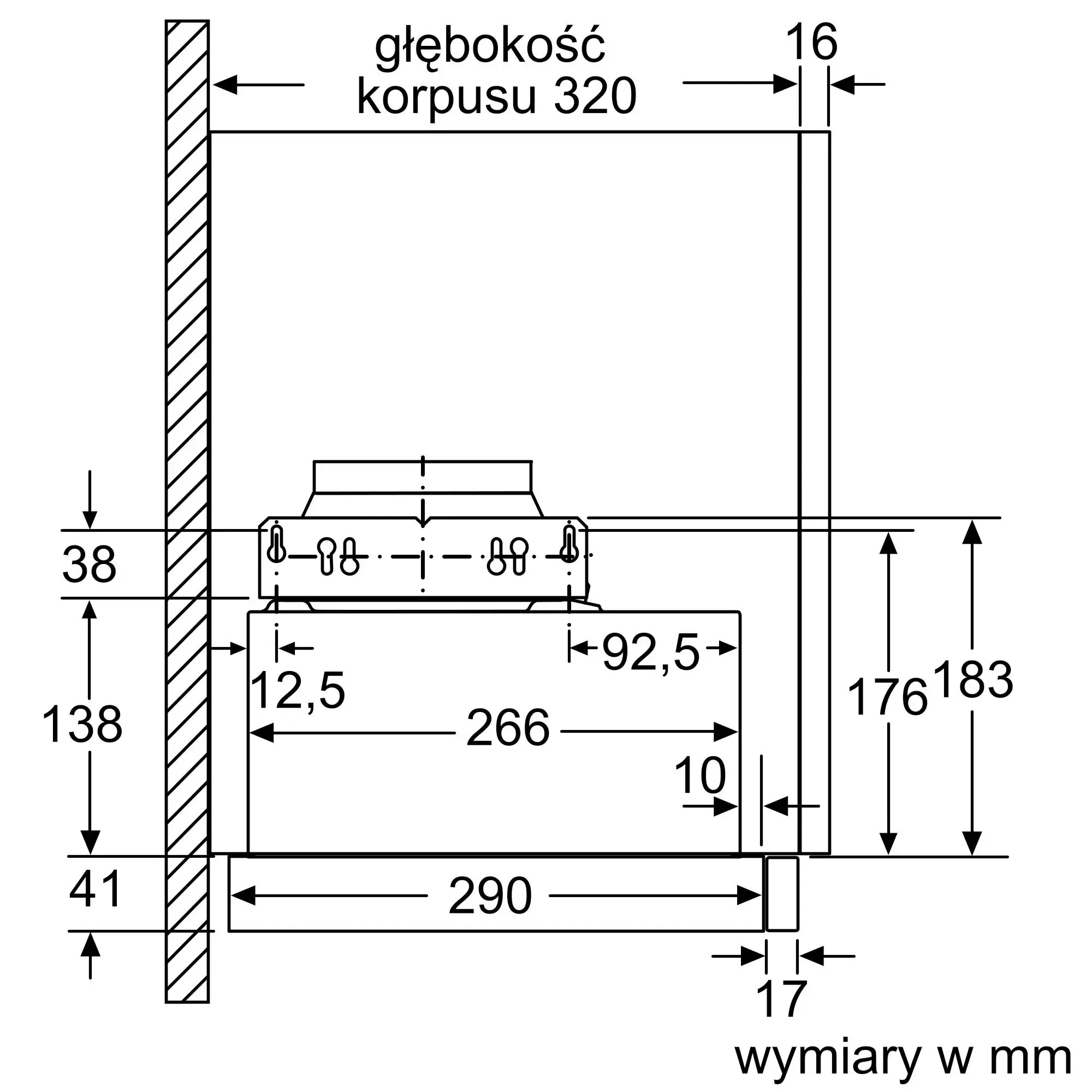 Okap Bosch DFL063W56 Srebrny