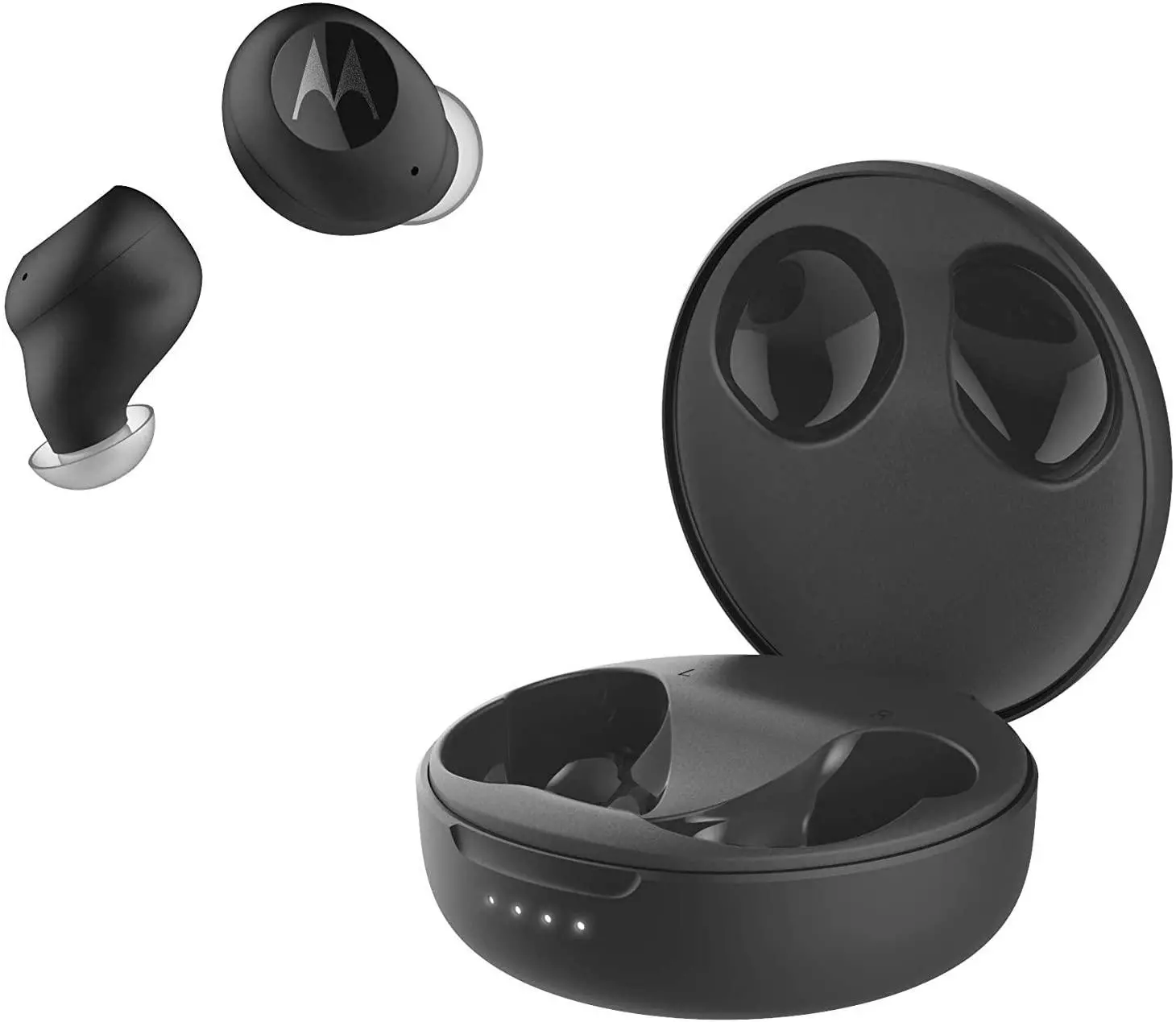 Słuchawki bezprzewodowe Motorola Vervebuds 250 True Wireless Dokanałowe Bluetooth 5.0 Czarny