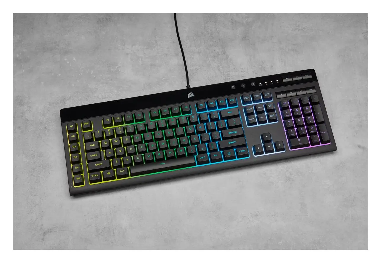 Klawiatura membranowa Corsair K55 RGB Pro Czarny