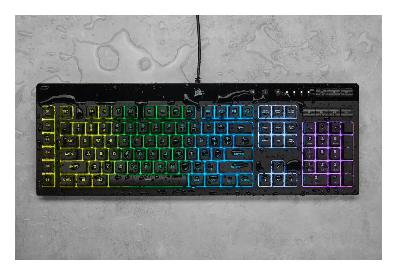 Klawiatura membranowa Corsair K55 RGB Pro Czarny