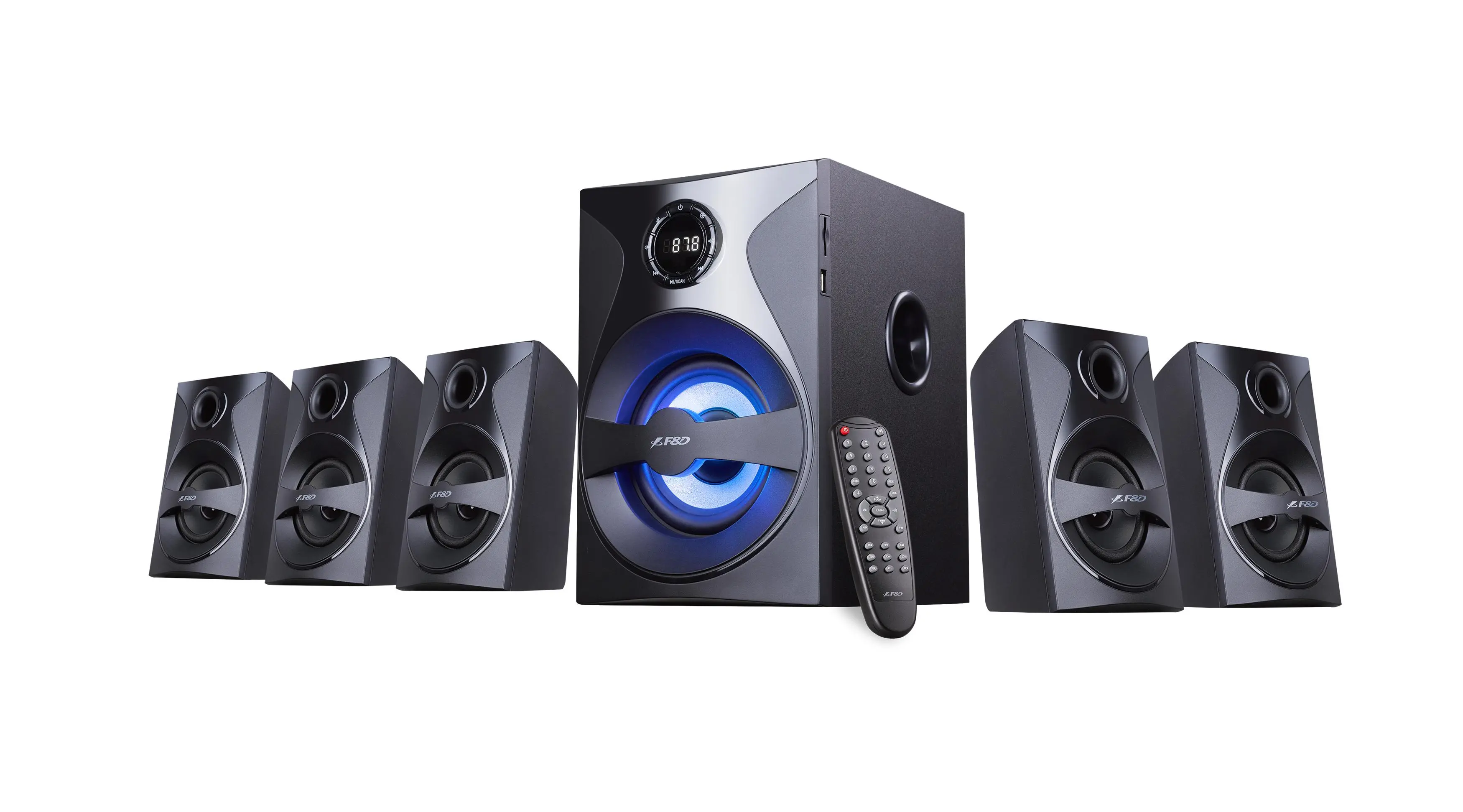 Głośniki Fenda F3800X 5.1 Czarny