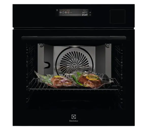 Парова електрична духова шафа Electrolux EOA9S31WZ SteamPro Чорний